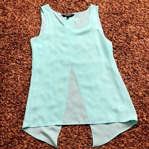 Express teal tank top